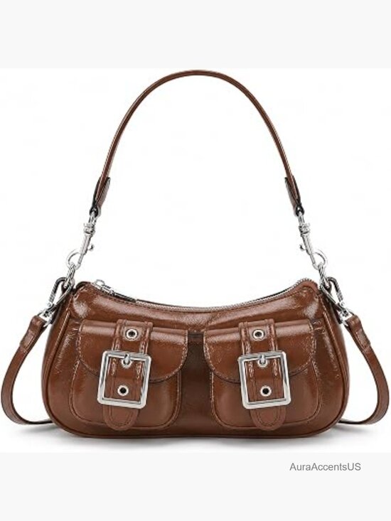 Handbags - Vintage Goth Punk Shoulder Purse Crossbody Bag Faux Leather